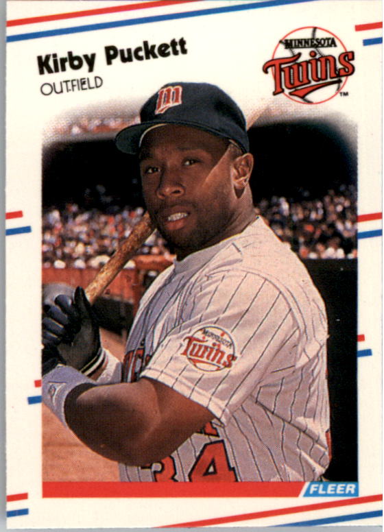 1988 Fleer Mini Baseball Cards 036      Kirby Puckett